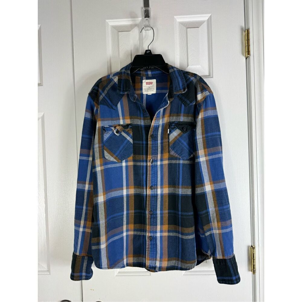 Levi’s Mens Flannel Shirt Size M